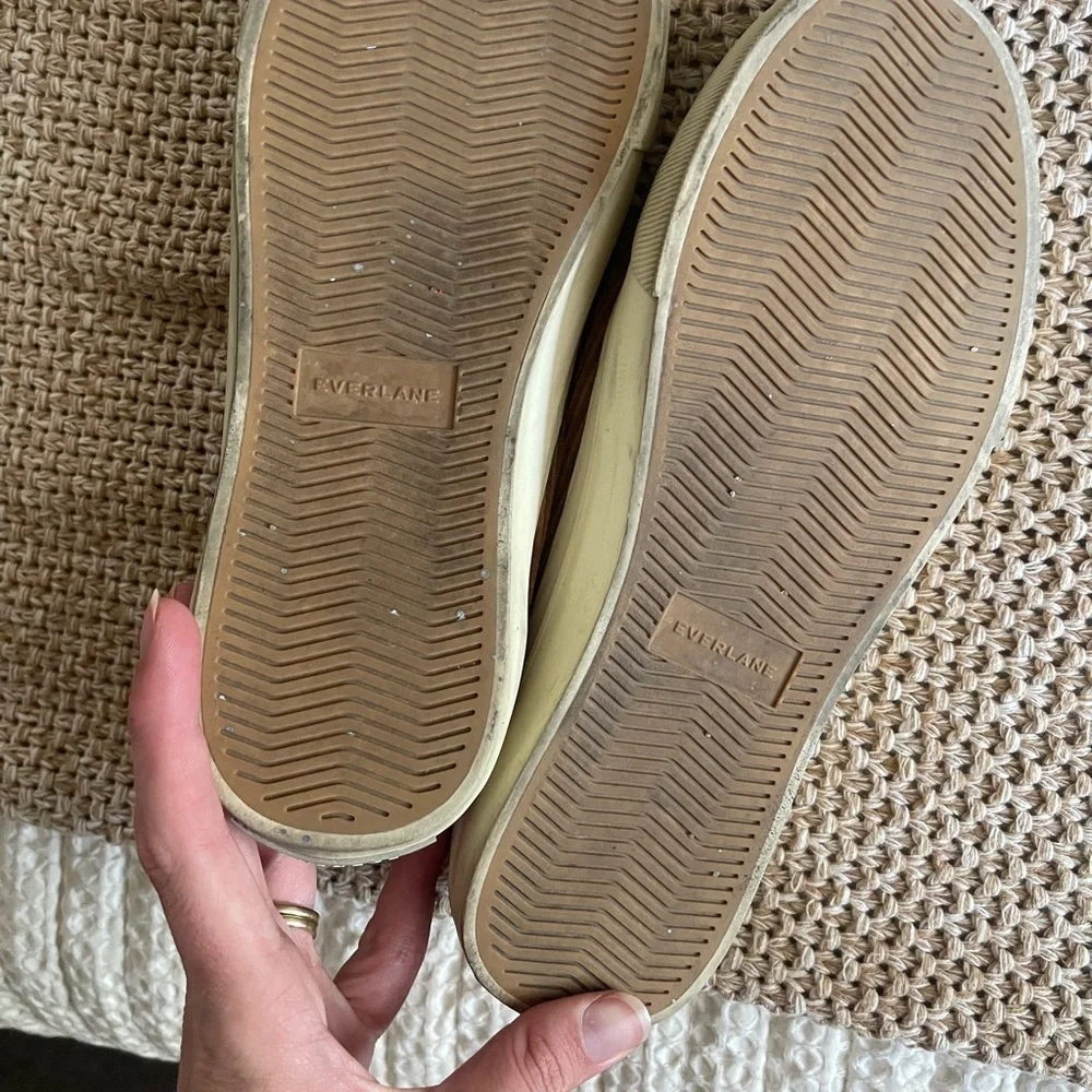 Everlane the Forever Sneaker - toasted coconut woman’s size 8